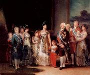 Francisco Goya The Family of Charles oil